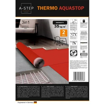Подложка A-step Thermo Aquastop IXPE - вспененный полиэтилен, перфорированная — фото 2